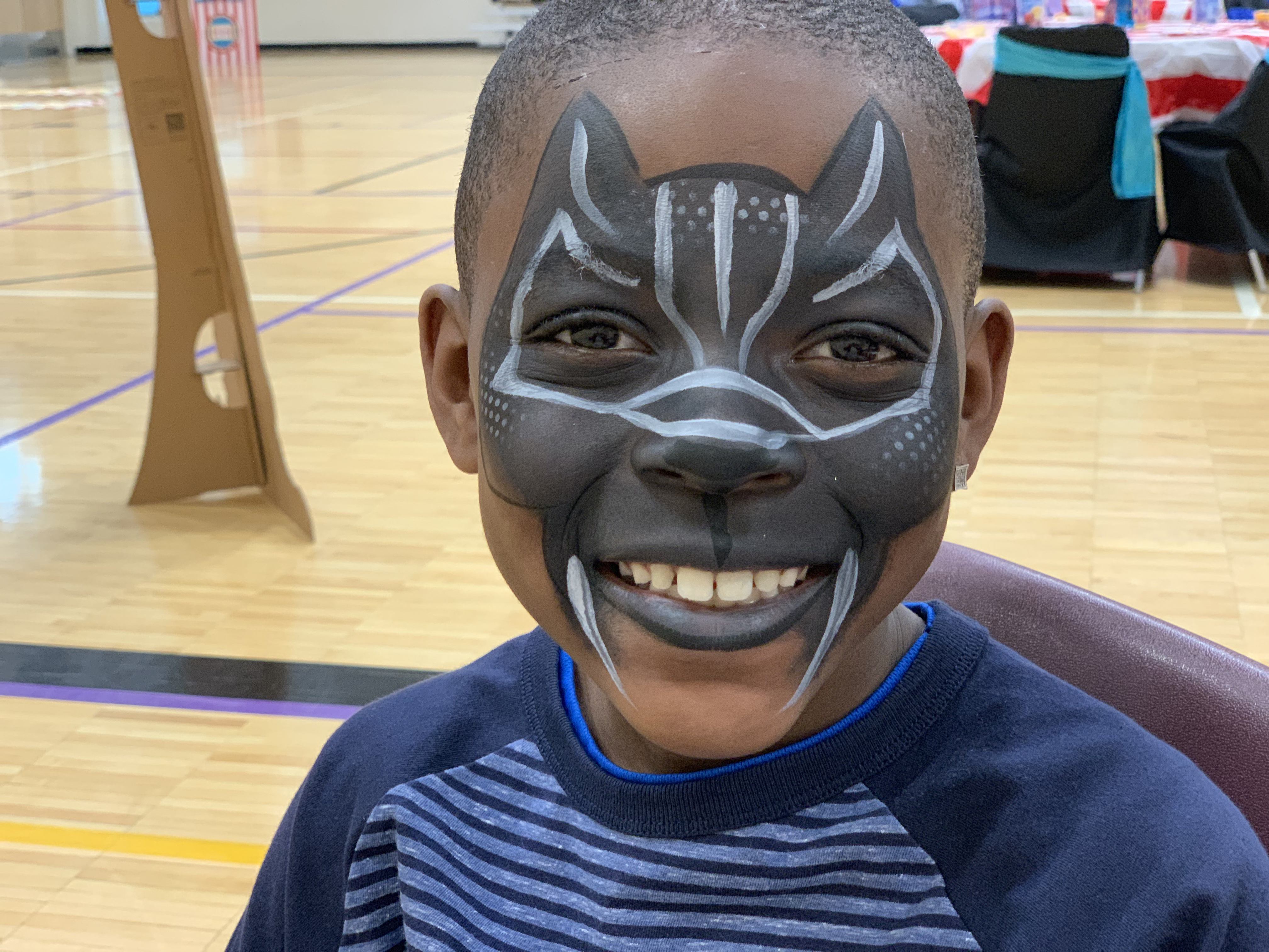 Black Panther Party face painting