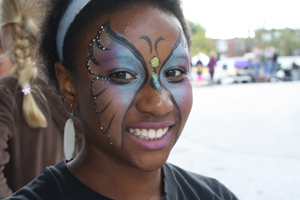 High School Party face painting