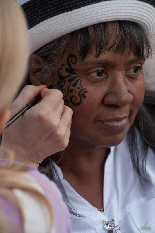 WInter Party face painting