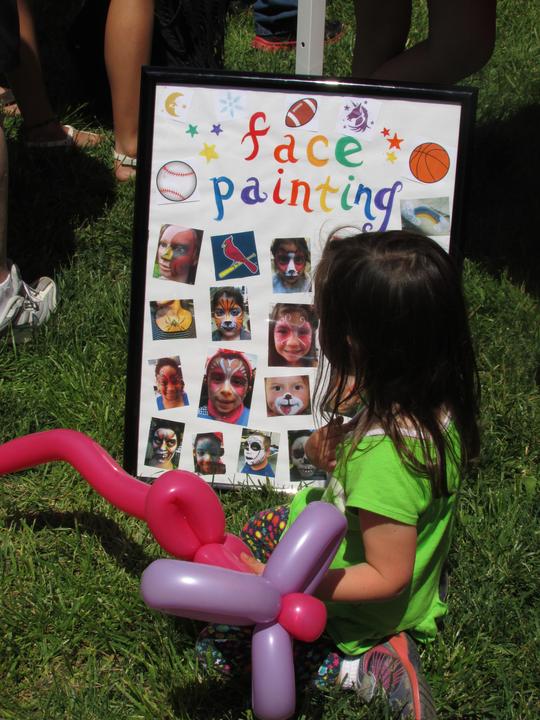 Choice Board face painting